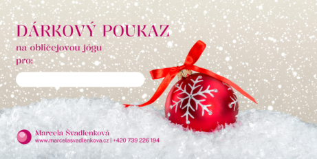 Obličejová jóga - Dárkový poukaz 1